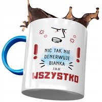 Kubek Błękitny Dla Bianki Przyjaciółki Prezent Z Nadrukiem Ze Zdjęciem