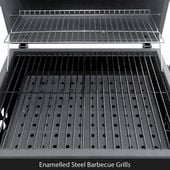 GRILL OGRODOWY WĘGLOWY ruszt 48x34cm