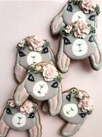 CIASTKO KWIATOWY ZAJĄCZEK