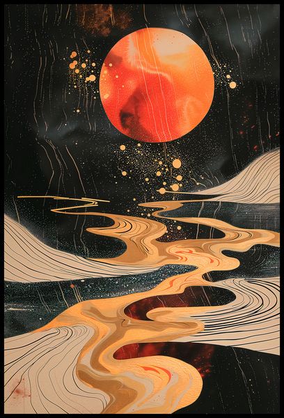 Plakat 68x101cm Planetarny Taniec zdjęcie 2