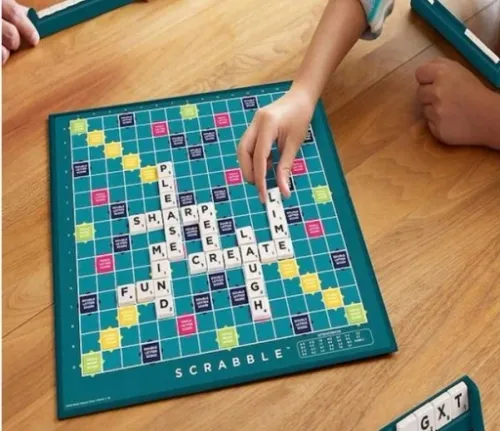 SCRABBLE ORIGINAL Gra Słowna Scrable Skrable PL na Arena.pl