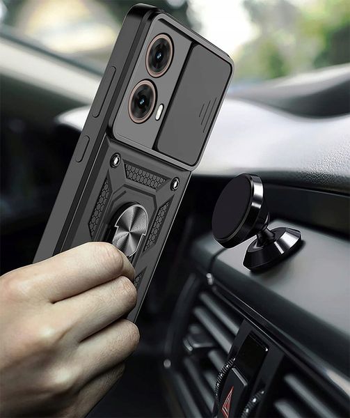 Etui do Motorola Moto G85 5G | PANCERNE SLIDE RING CASE zdjęcie 3