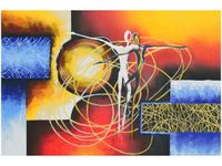 60X40CM TAŃCZĄCE POSTACIE OBRAZ