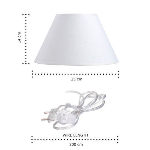 Lampka nocna 1xE27 PATI SILVER/WHITE na Arena.pl