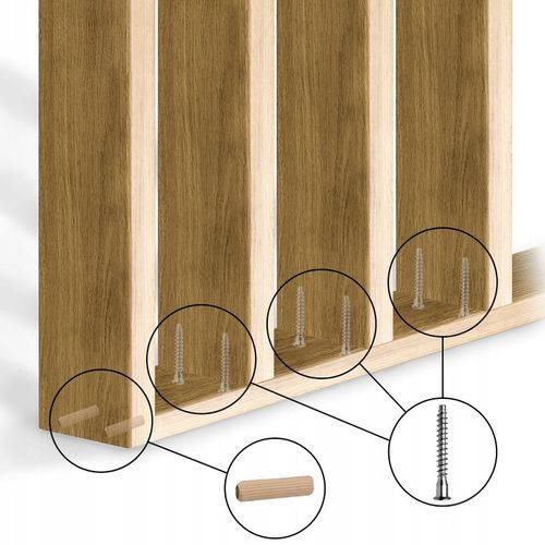 Boazeria angielska listwy do malowania DIY 207x10 cm deski panel 3D na Arena.pl