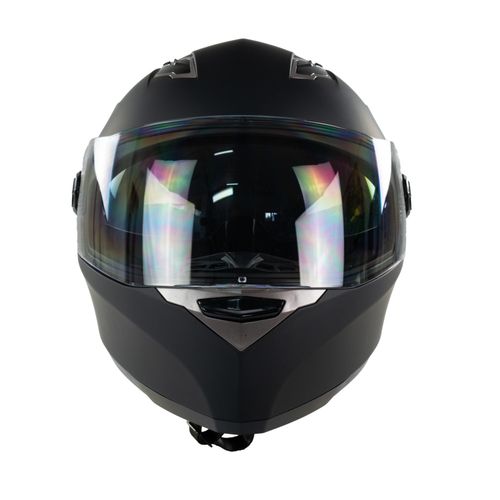 Kask na skuter motocyklowy szczękowy zamknięty BB09B z blendą M czarny mat na Arena.pl