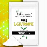 L-GLUTAMINE GLUTAMINA PROSZEK 500g REGENERACJA NATURALNA ODPORNOŚĆ GLUTA