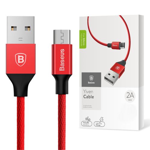 Kabel micro-USB Baseus Yiven 1,5 m czerwony na Arena.pl