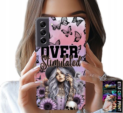 ETUI DO SAMSUNG GALAXY S22 - OVER STIMULATED, NASTOLETNIE WZORY, CASE na Arena.pl