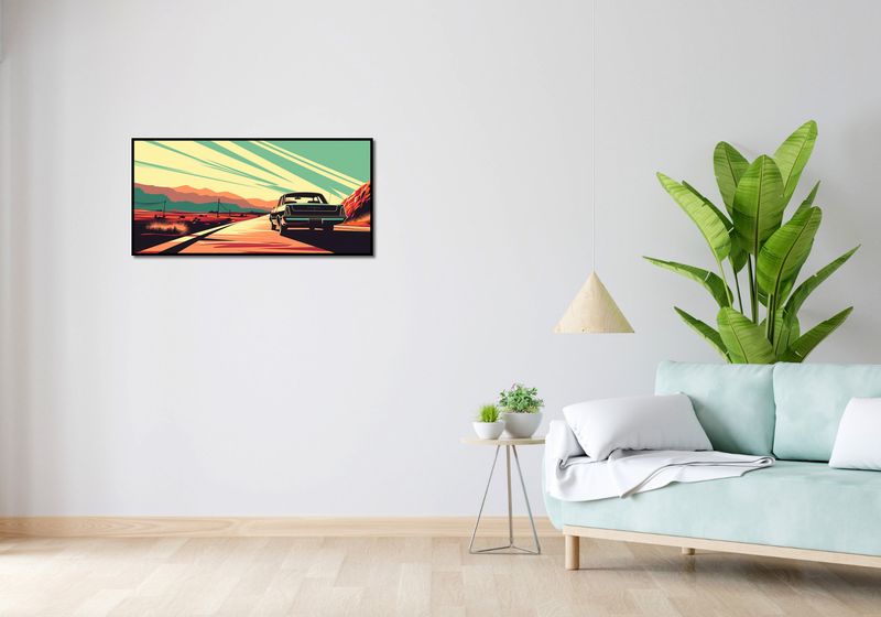 Plakat 91,3x44,5cm Droga przez Pustynię zdjęcie 4