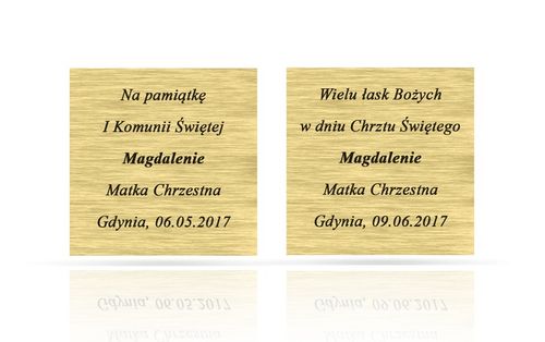 PUDEŁKO NA PREZENT GRAWER TABLICZKA DEDYKACJA na Arena.pl