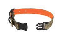 Dwustronna obroża ASD – Camo do Jasno Pomarańczowego – Średnia