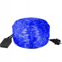 WĄŻ ŚWIETLNY ZEWNĘTRZNY GRUBY 240LED LAMPKI 10m