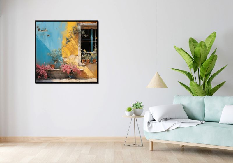 Plakat 90x90cm Słoneczna Ulica zdjęcie 4