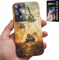 ETUI DO OPPO A79 5G - HELIKOPTER WOJSKOWY CZOŁG MILITARIA CASE