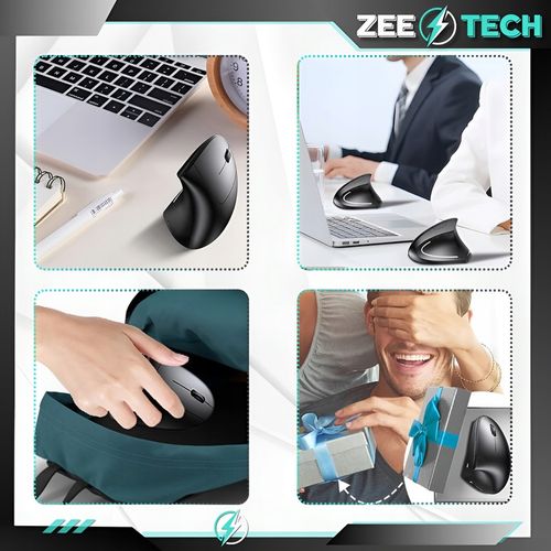 MYSZKA PIONOWA BEZPRZEWODOWA WERTYKALNA CICHA MYSZ DO KOMPUTERA LAPTOPA na Arena.pl