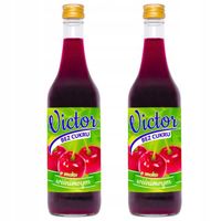 Cymes Victor Syrop o smaku wiśniowym bez cukru 500ml x 2 sztuki