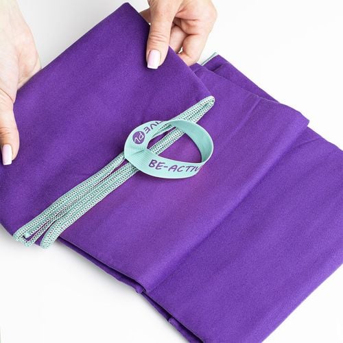 Ręcznik Szybkoschnący Z Mikrofibry 130X80 Fioletowo-Turkusowy na Arena.pl