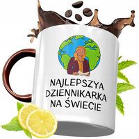 Kubek Bordowy Dla Dziennikarza Na Urodziny Prezent Z Nadrukiem Ze Zdjęciem