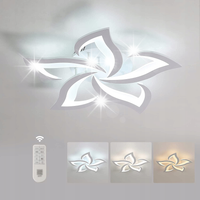 LAMPA SUFITOWA ŻYRANDOL LED ŚCIEMNIANA NOWOCZESNA Z PILOTEM DO SALONU 40W