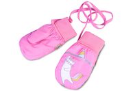 TuTu rękawiczki jednopalczaste Thinsulate śniegowe kotek różowe 1-2