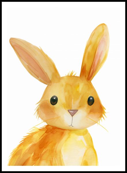 Plakat 64x90cm Słodki Zajączek zdjęcie 3