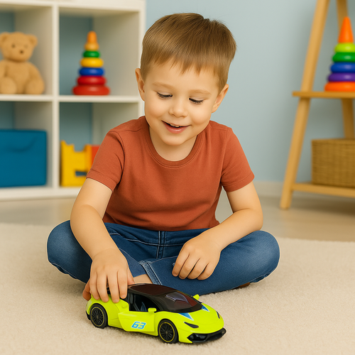 ZABAWKOWY  METALOWY SAMOCHÓD  Z NAPĘDEM na Arena.pl