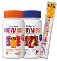 2x BODYMAX BODYMISIE żelki ODPORNOŚĆ witaminy DLA DZIECI cola owocowe 60szt