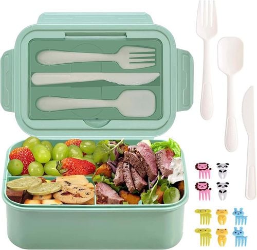 Lunchbox 3 przegrody 1400ML Zielony na Arena.pl
