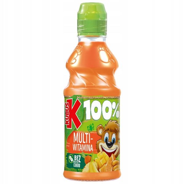 Sok 100% Kubuś multiwitamina 12x300ml zdjęcie 2