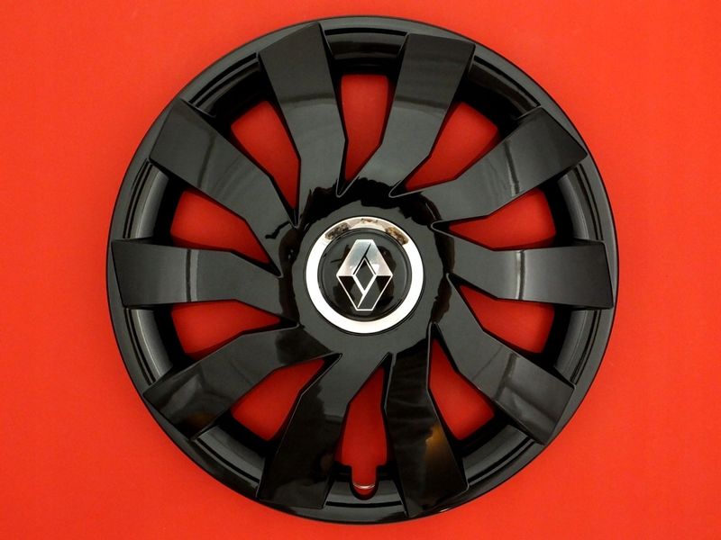 KOŁPAKI 16 RENAULT Clio Fluence Trafic CZARNE CLC zdjęcie 2