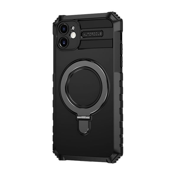 Tel Protect Armor Magsafe Metal Ring Case do Iphone 11 czarny zdjęcie 1