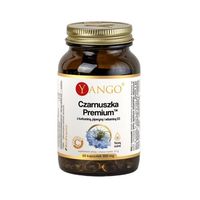 YANGO Czarnuszka Premium z kurkuminą, piperyną i witaminą D3 (60 kaps.)