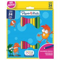KREDKI OŁÓWKOWE 24 KOLORY PAPER MATE 2166489