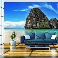 Fototapeta - Egzotyczny krajobraz - plaża Railay, Tajlandia 250x193