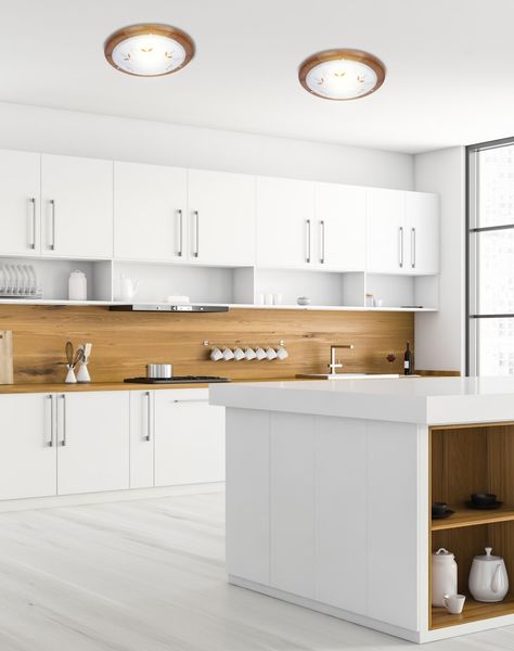 Rustica plafon 40 drewno standard 2x60W E27 dąb zdjęcie 12