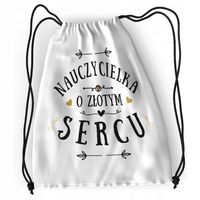 Plecak Sportowy Szkolny Nauczycielki Worek Torba Z Nadrukiem Ze Zdjęciem