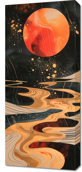 Obraz 40x90cm Planetarny Taniec zdjęcie 1