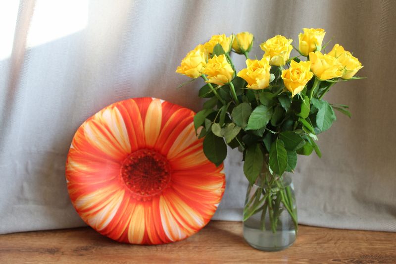 Relaksacyjna poduszka 3D na prezent - Kwiatek zdjęcie 4