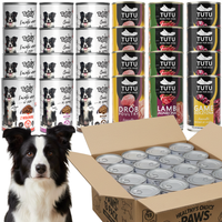KARMA DLA PSA – MOKRA KARMA MIX SMAKÓW 24x400g ZESTAW 9,6kg PUSZKA TUFTUF