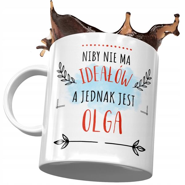 Kubek Dla Olgi Dziewczyny Koleżanki Żony Prezent Z Nadrukiem Ze Zdjęciem zdjęcie 1