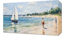 Obraz 50x30cm Życie na Brzegu