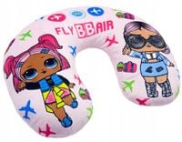 Poduszka podróżna zagłówek rogal na szyję dla dzieci L.O.L. SURPRISE!