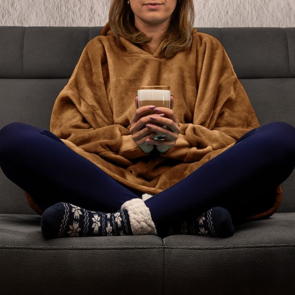 Bluzair SUPER MAMA - Bluza koc - Toffee zdjęcie 12