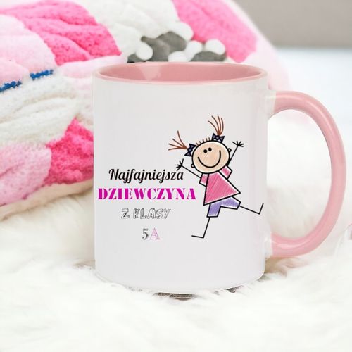 Kubek z nadrukiem prezent dla KOLEŻANKI z klasy z imieniem dziewczynki na Arena.pl