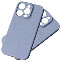 silikonowe etui z magsafe silicone case do iphone 15 - szare