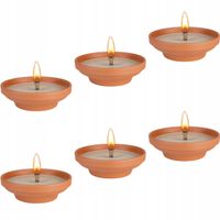 bispol - znicz ceramiczny otwarty c004 - 6 szt.