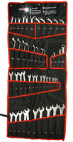 KLUCZE PŁASKO OCZKOWE 6-32 TORX TYP C GIĘTE ZESTAW KLUCZY 47sz NASADOWE
