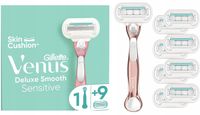 Gillette Venus Deluxe Smooth Sensitive maszynka do golenia + ostrza wymienn