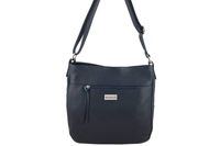 Torebka codzienna skórzana damska - Granatowa